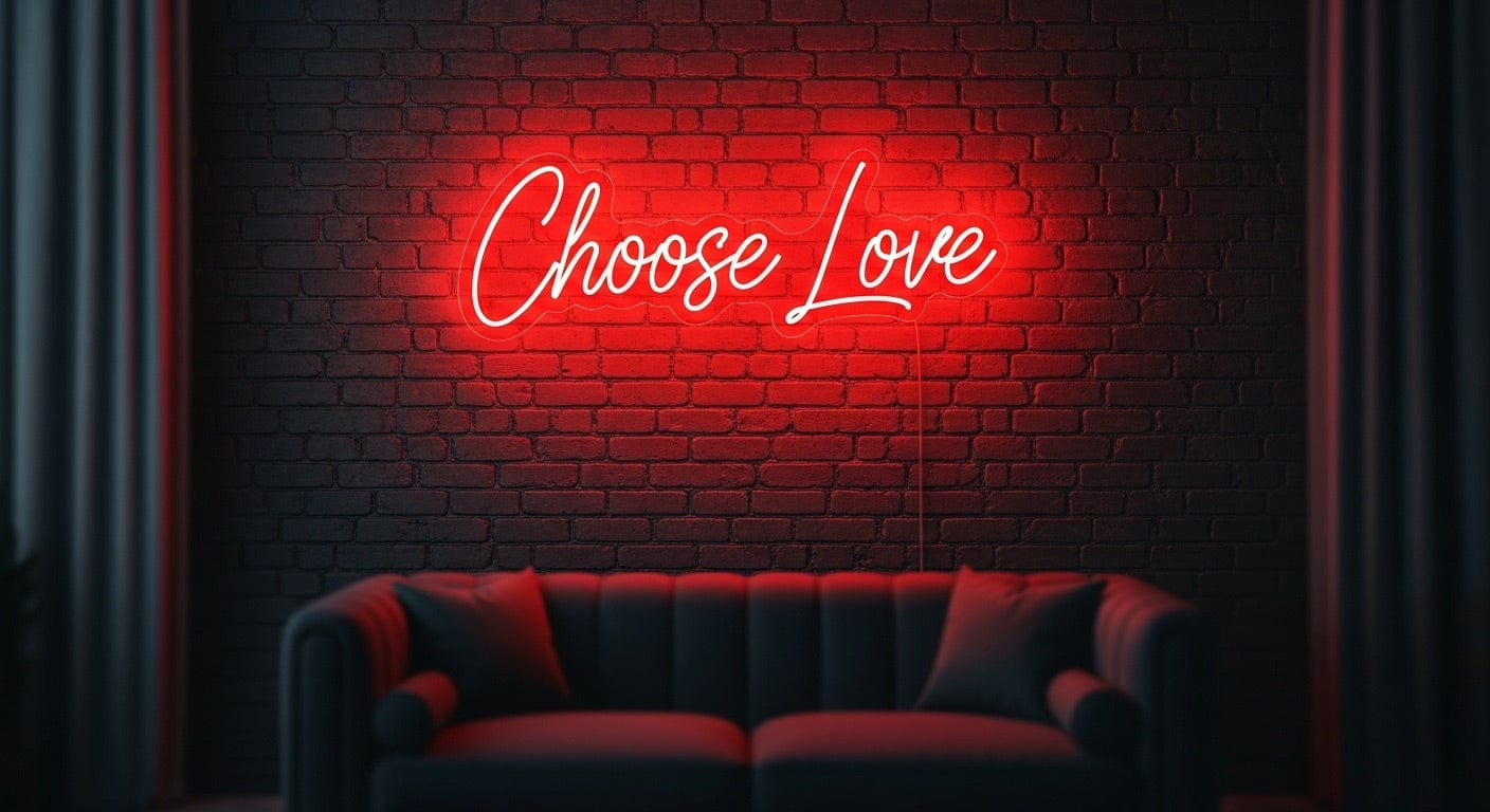Choose Love Neon Sign